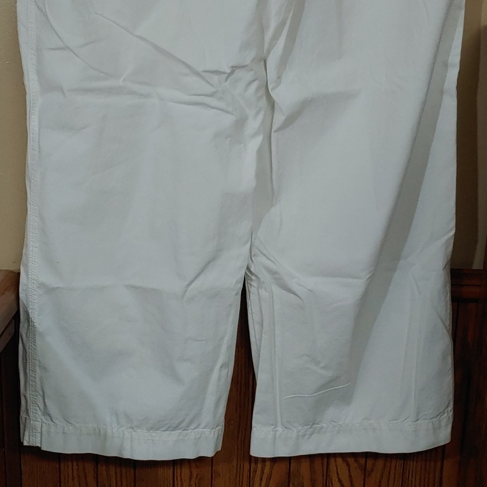Talbots 🆕 Heritage Tie Waist Crop Pants 12 - Picture 7 of 11
